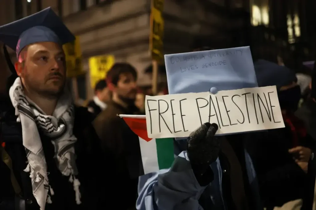 proteste antisemite columbia university