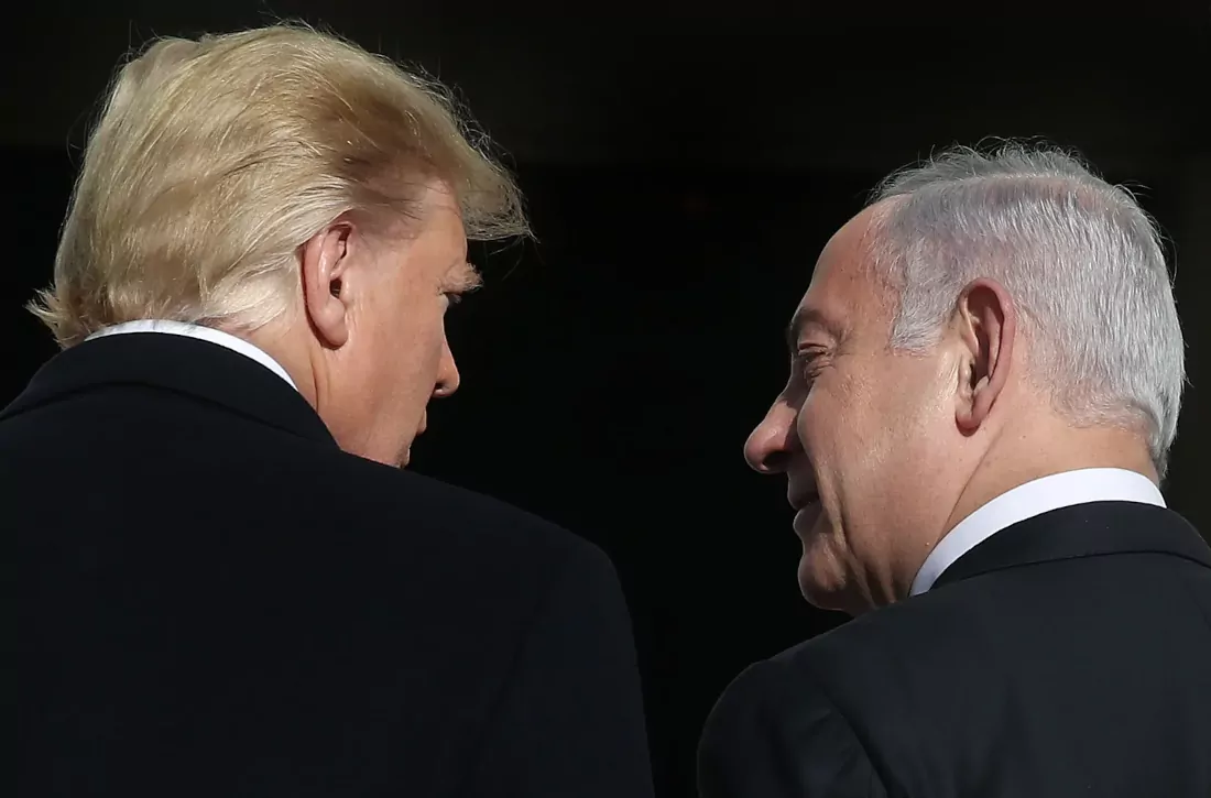 Trunp e Netanyahu vanno ognuno per la loro strada